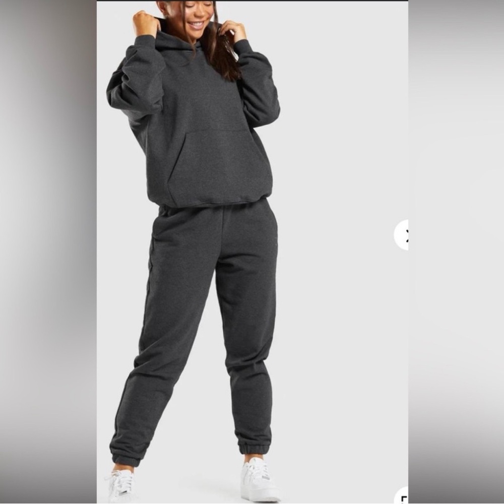 Gymshark Charcoal Hoodie and Jogger Set